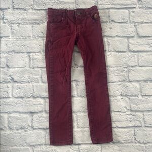 Kids' Maroon Jeans